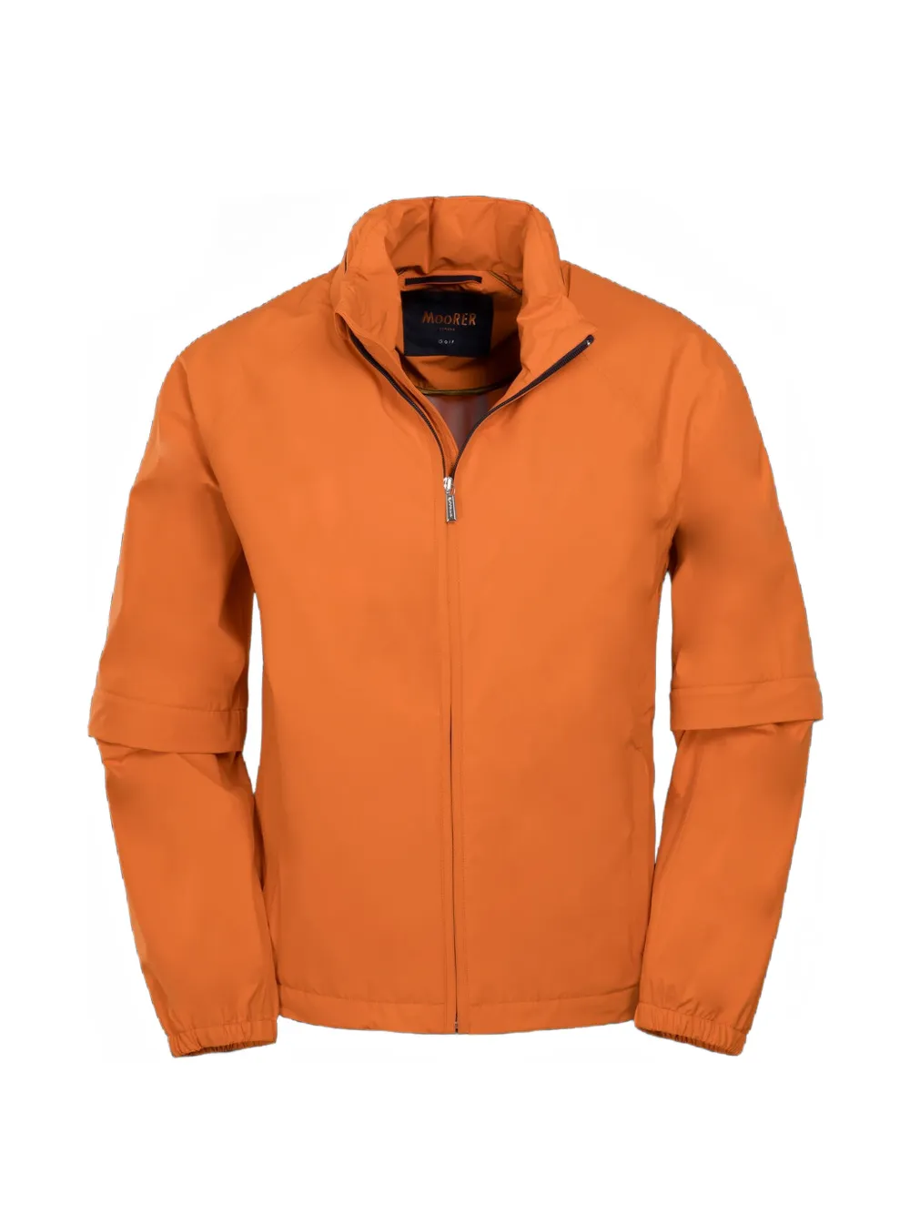 Moorer Rye-G7 detachable-sleeve zip-up jacket - Arancione