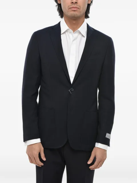 Corneliani single-breasted wool blazer