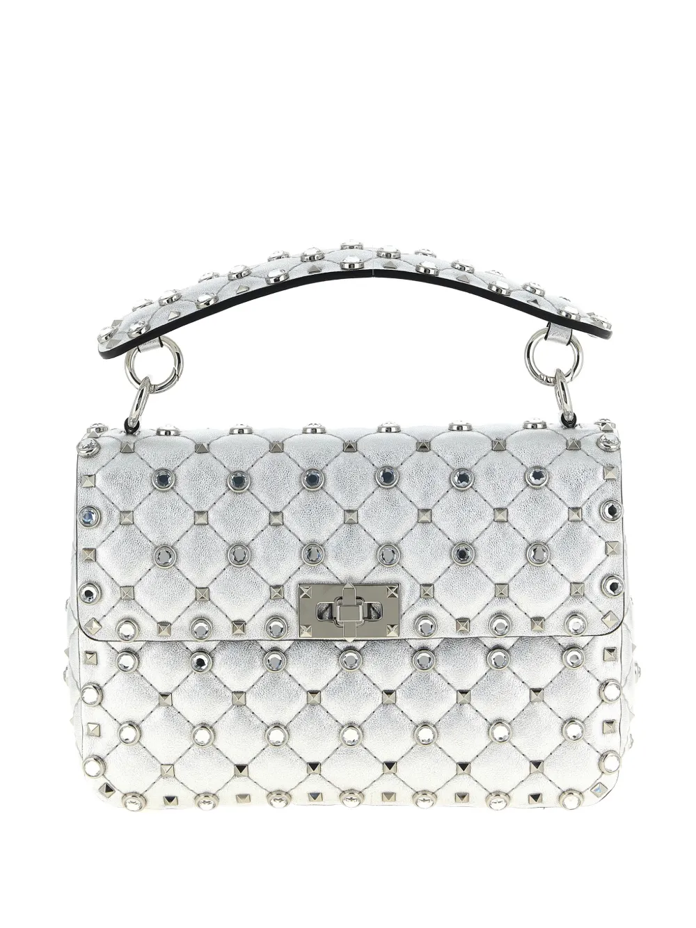Valentino Garavani Rockstud Spike shoulder bag - Silver