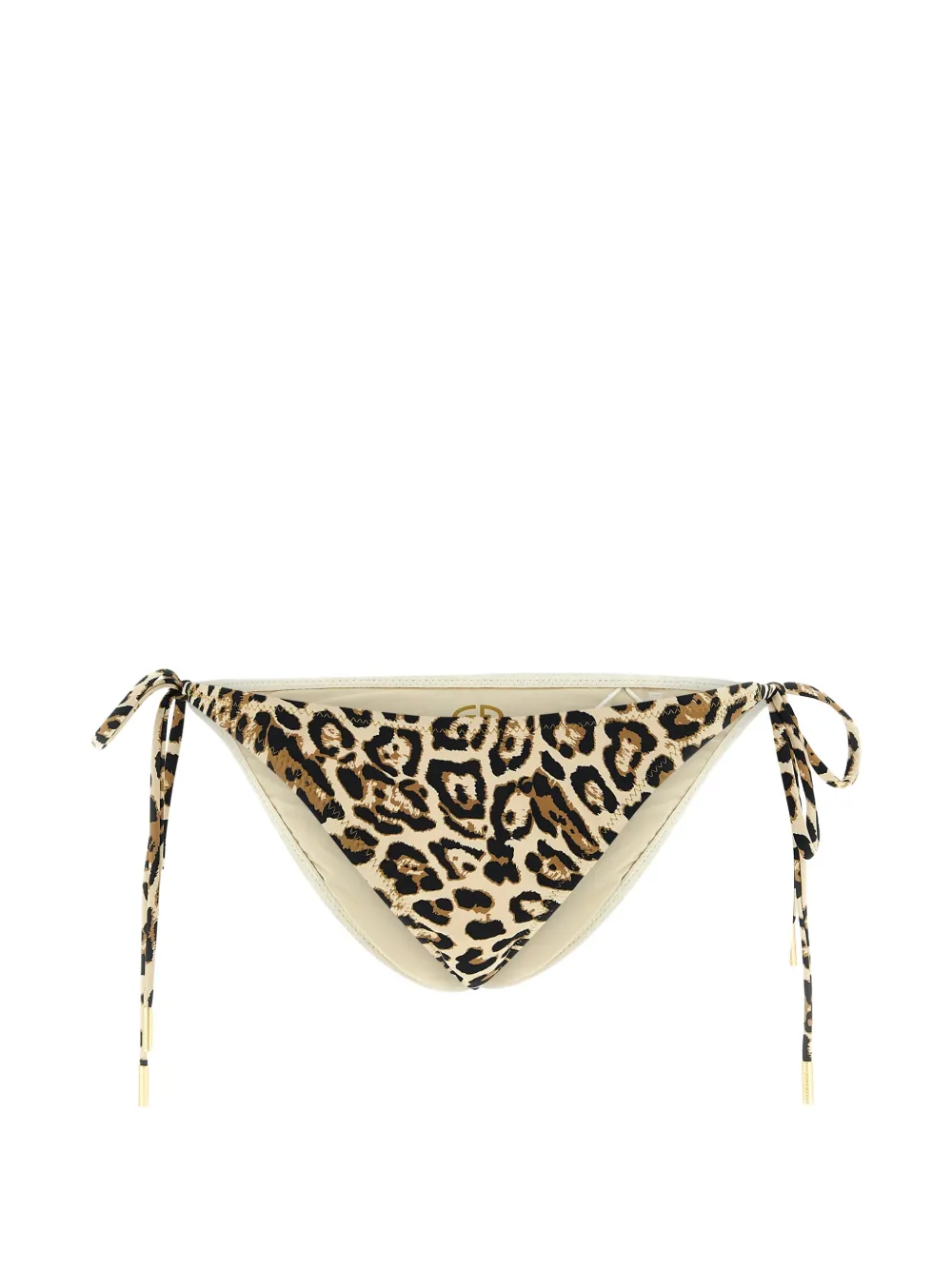 Goldbergh Féroce jaguar-print bikini briefs - Nude