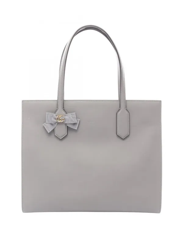 Gucci Pre-Owned 2016-2026 レザー GGリボン サッチェルバッグ 