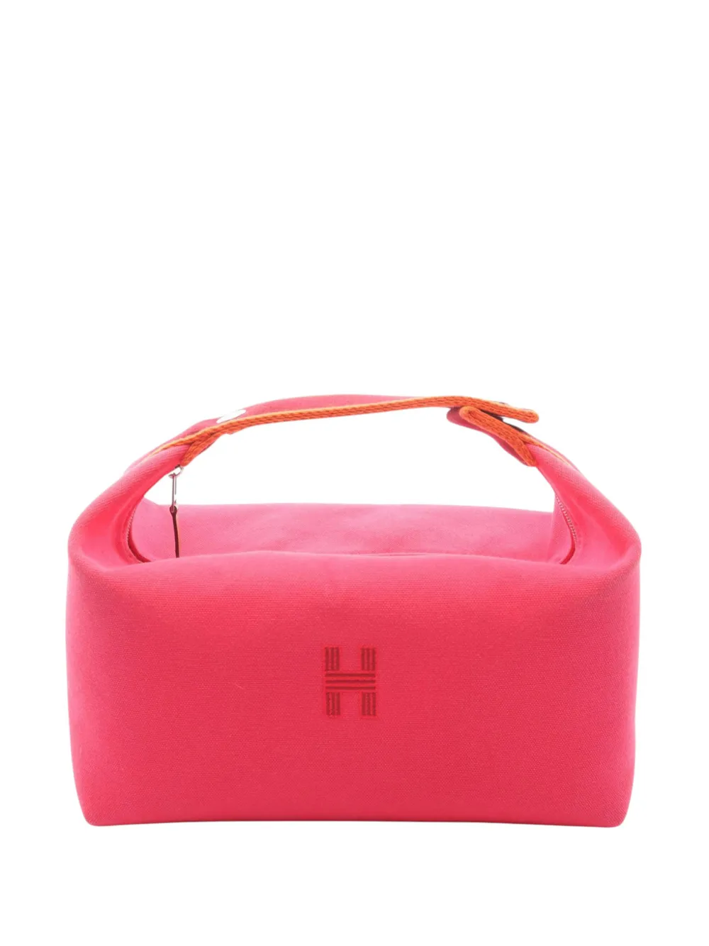 Hermès Pre-Owned 2010-2026 Large Toile Bride A Brac Case vanity bag - Rosa