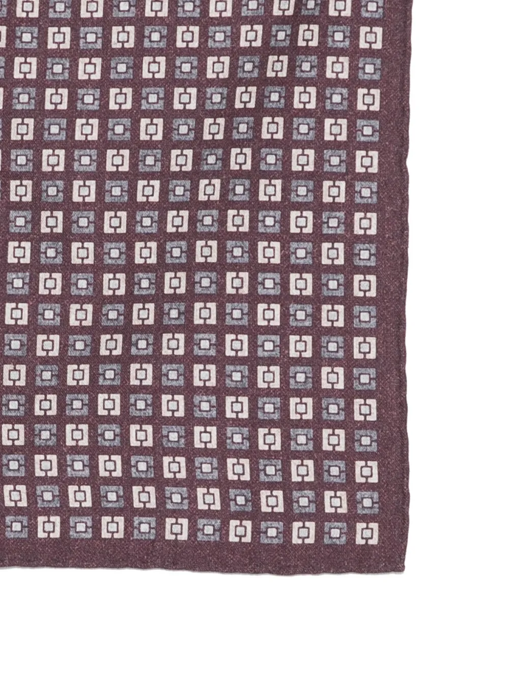 Eleventy Pochet met geometrische print Rood