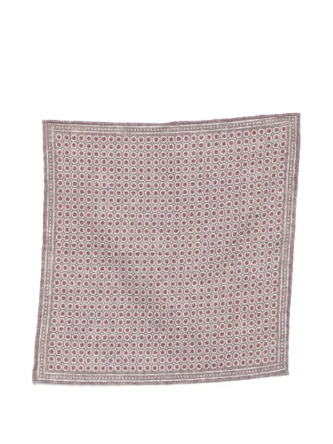 Eleventy geometric-pattern pocket square