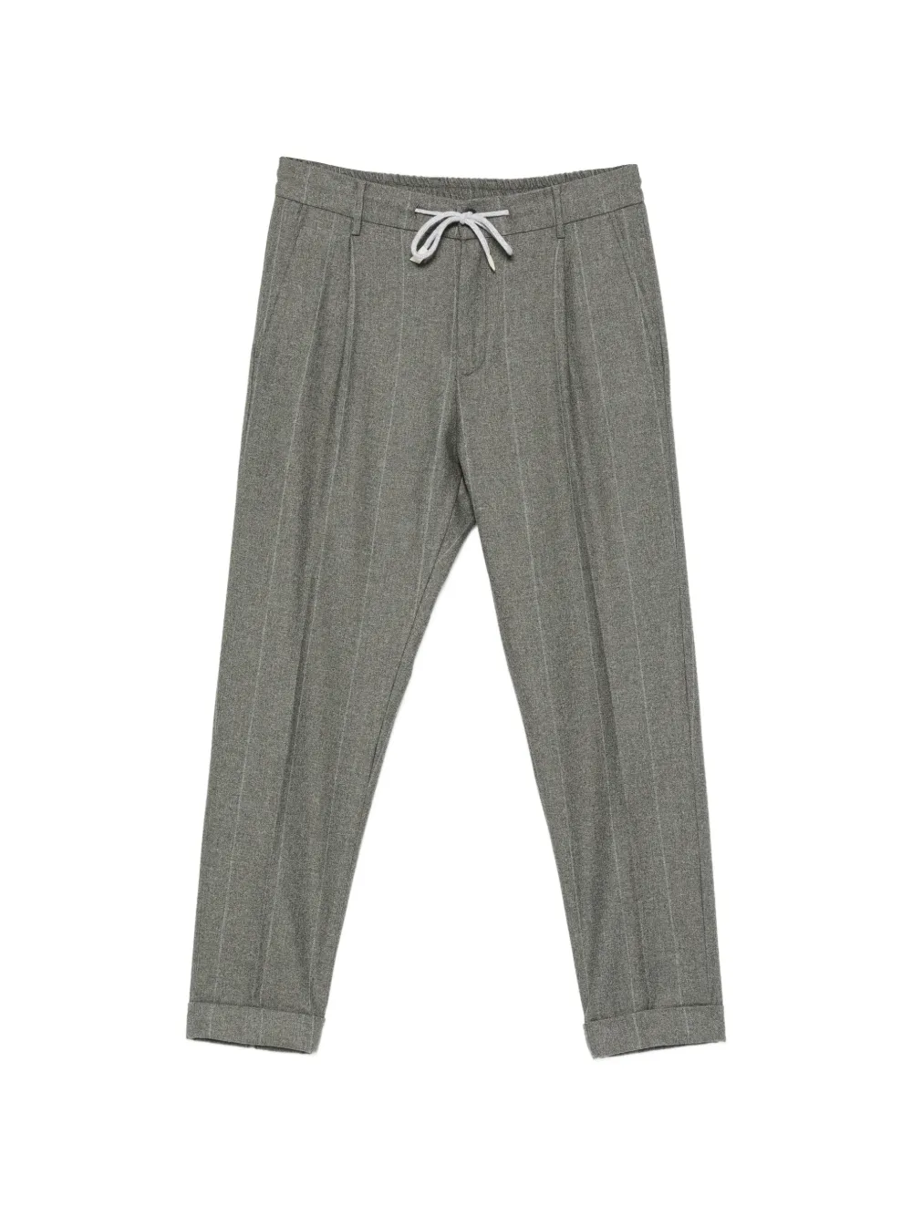 Eleventy pinstripe drawstring-waist trousers