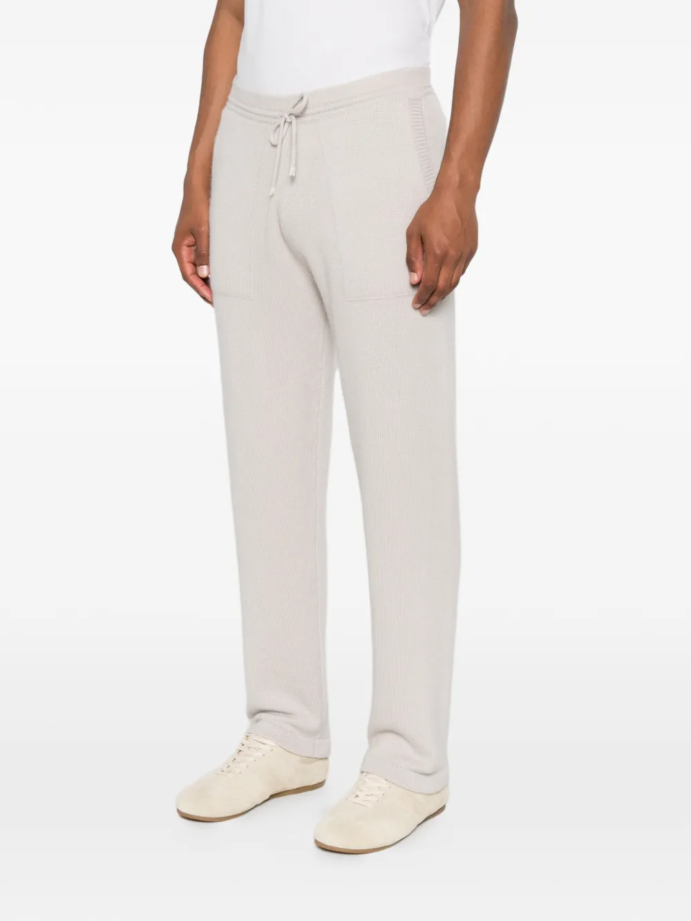 Eleventy Kasjmier trainingsbroek Beige