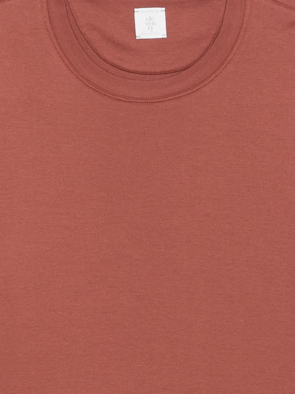 Eleventy T-shirt met ronde hals Rood