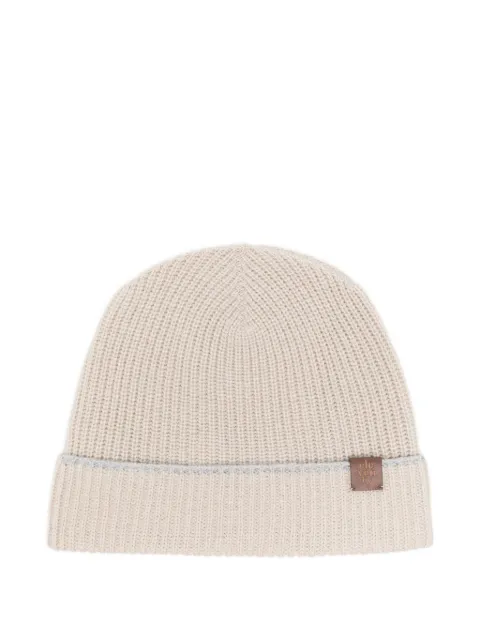 Eleventy bonnet côtelé à patch logo