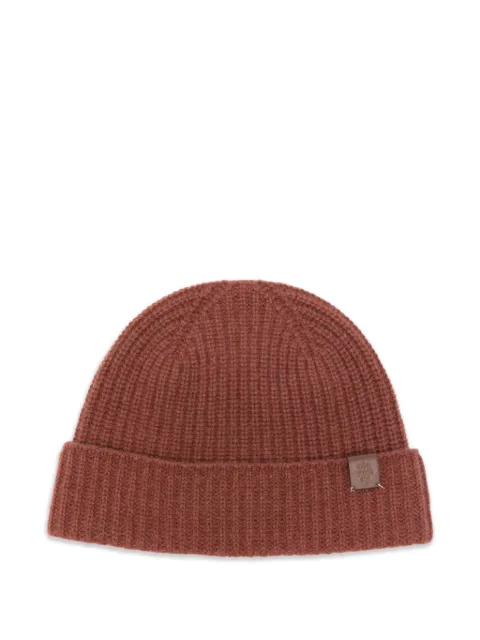 Eleventy ribbed-knit cashmere beanie hat