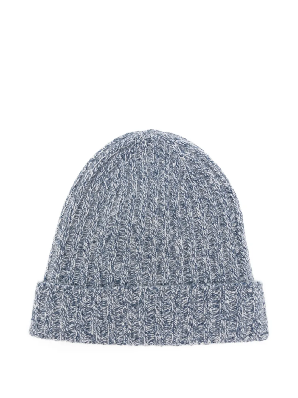 Eleventy Ribgebreide muts Blauw