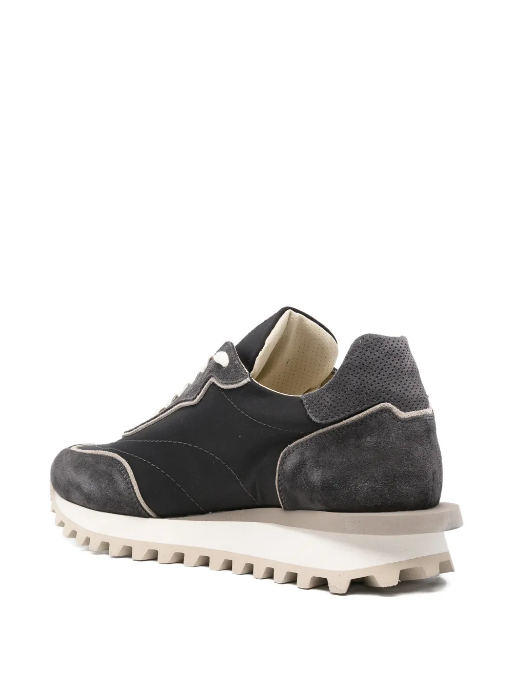 Eleventy Sneakers met geribbelde zool en vlakken Grijs