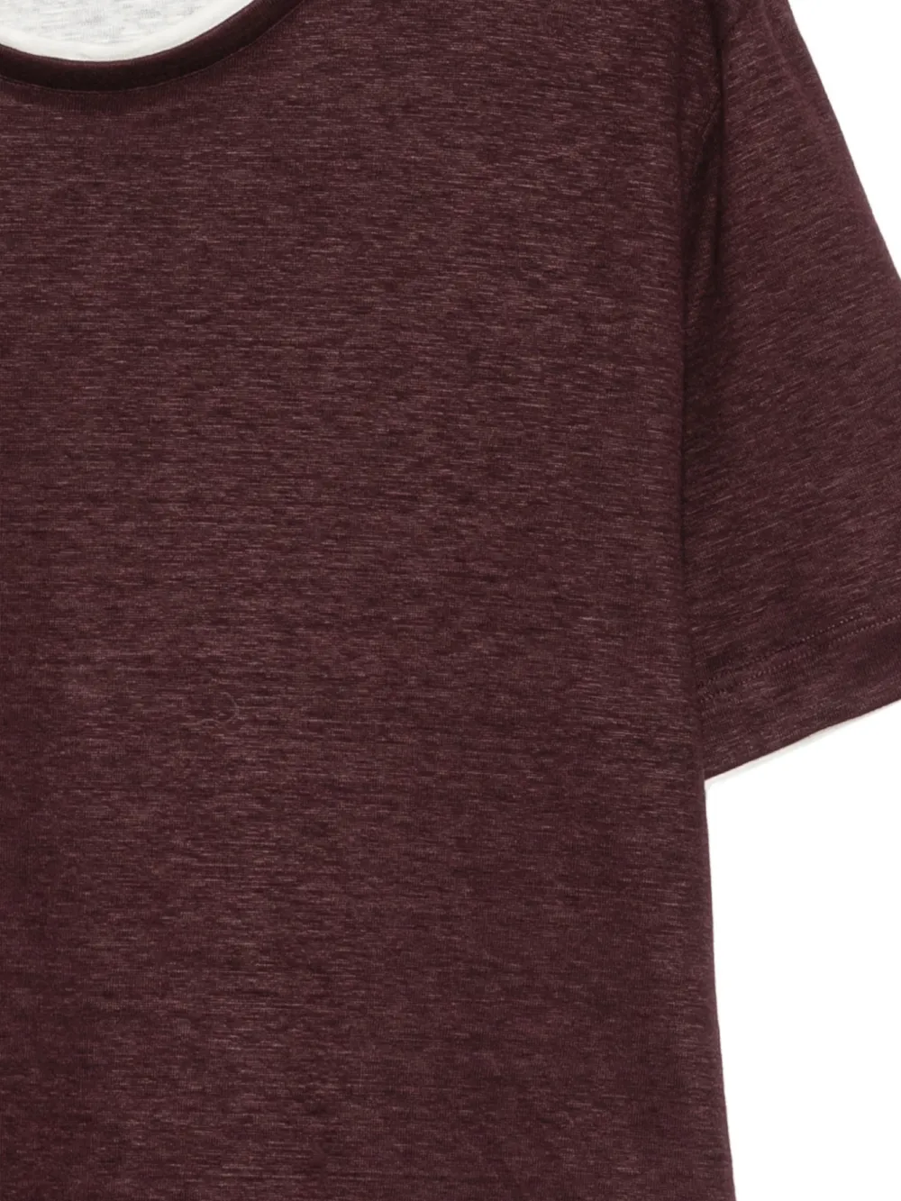 Eleventy T-shirt met gelaagd-effect Paars