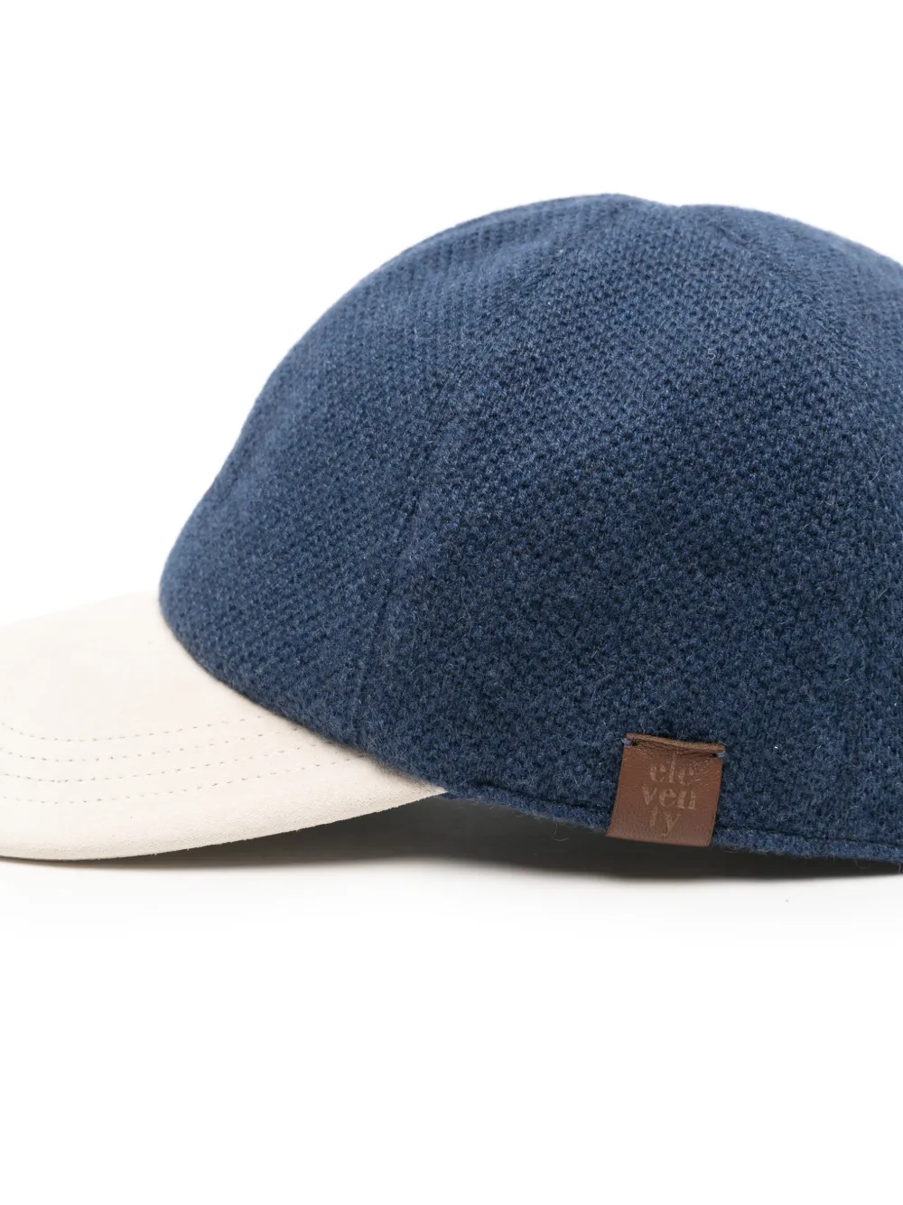 Eleventy Honkbalpet met geborduurd logo Blauw