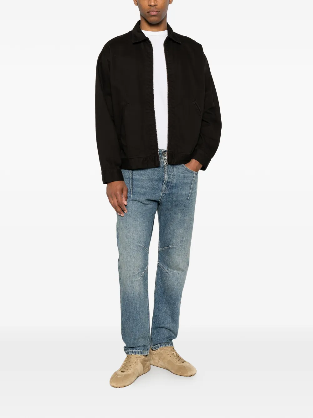 Eleventy Jeans met vlakken en knopen Blauw