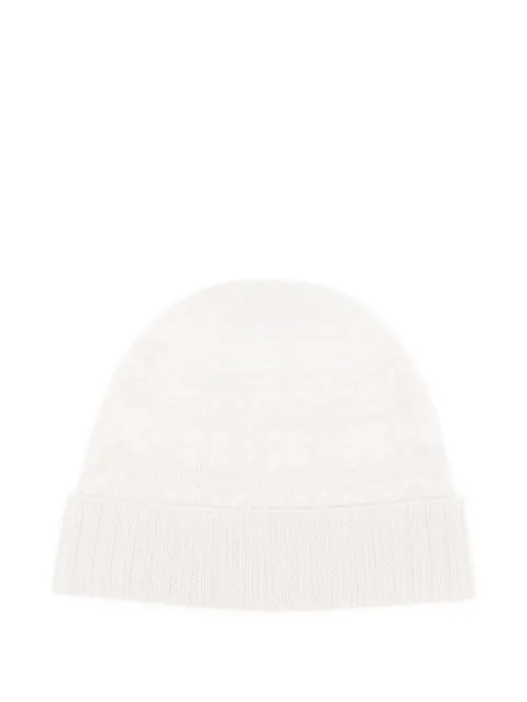 Eleventy gorro de cachemira de tejido fair isle