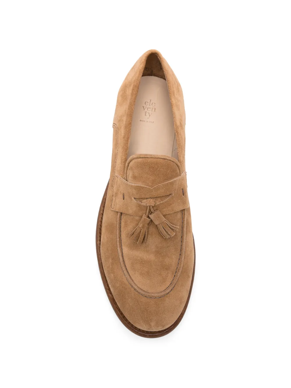Eleventy Suède loafers Bruin