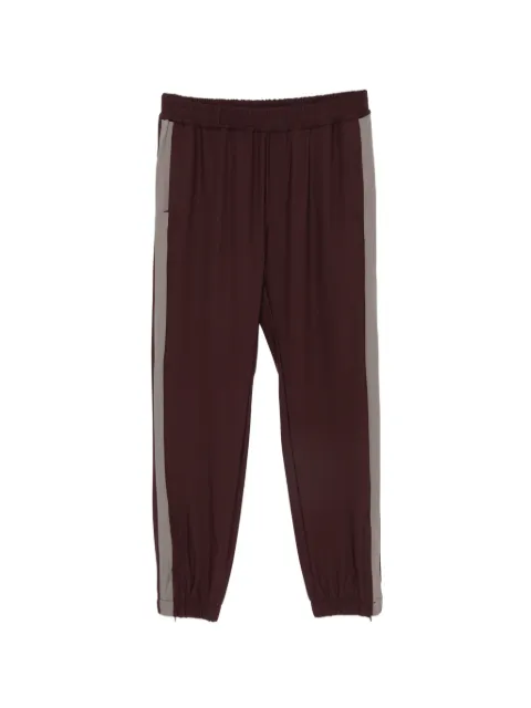 Eleventy side-stripe track pants