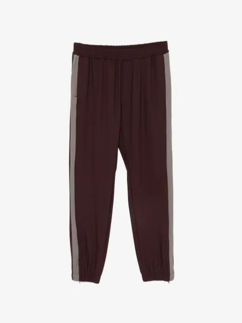 Eleventy side-stripe track pants