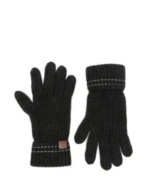 Visvim Leather Gloves | Black | FARFETCH ZA
