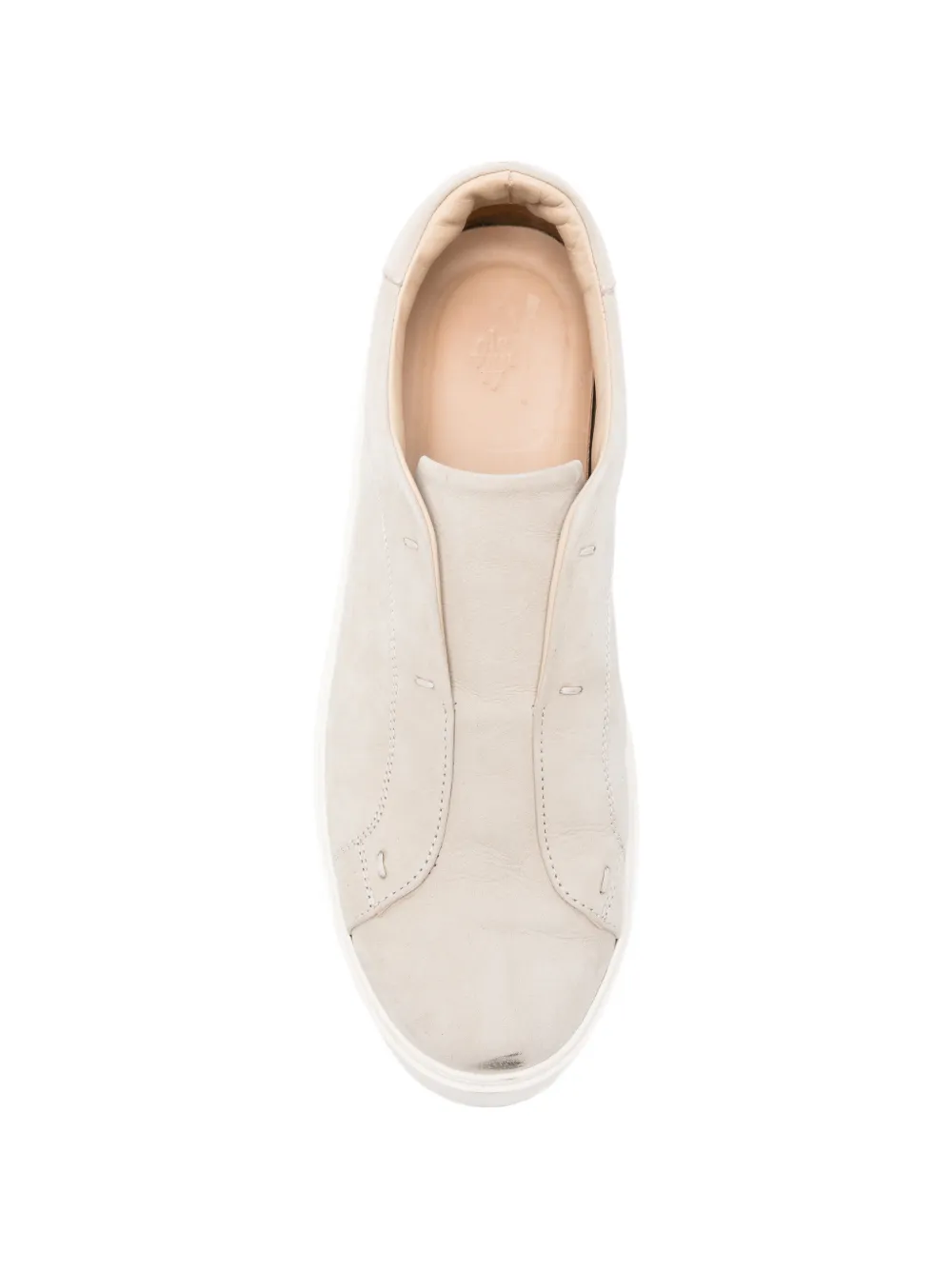 Eleventy Leren sneakers Beige