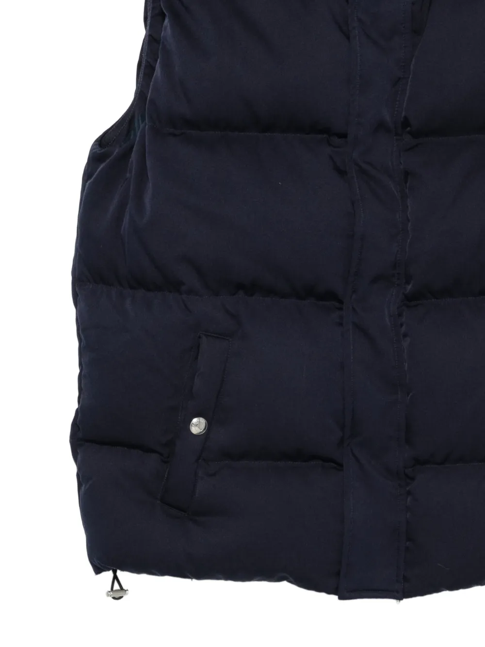 Eleventy Bodywarmer met gewatteerd patroon Blauw