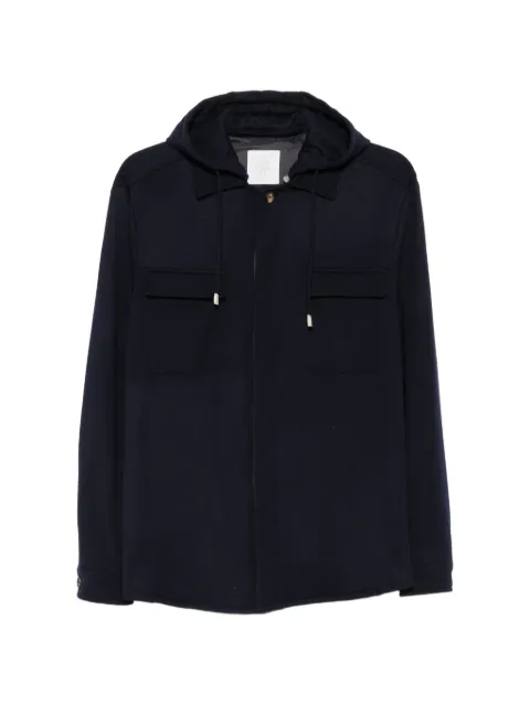 Eleventy hooded wool jacket