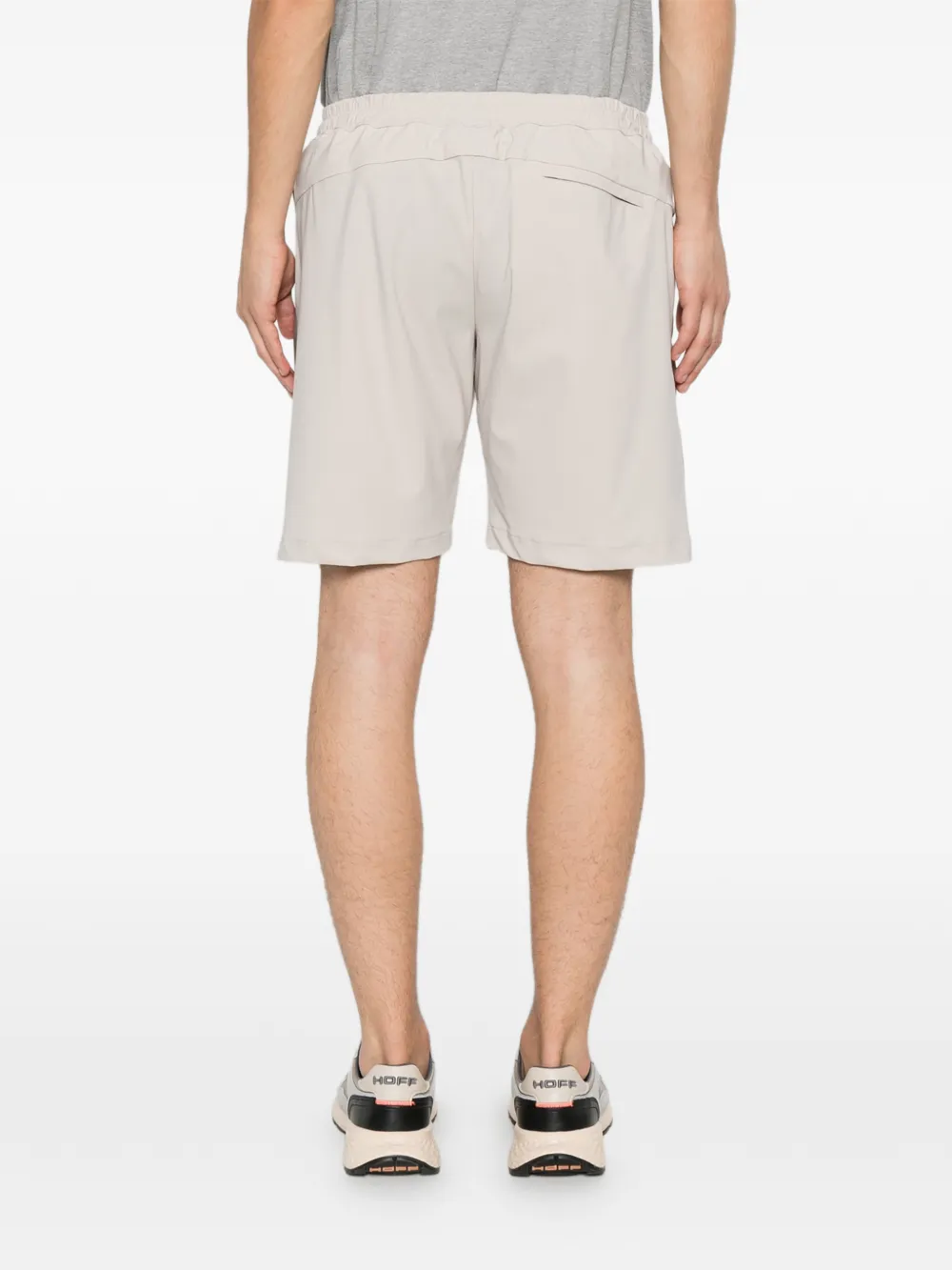 Eleventy Shorts met zijstreep Beige