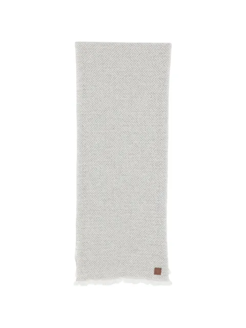 Eleventy fringe-trimmed scarf