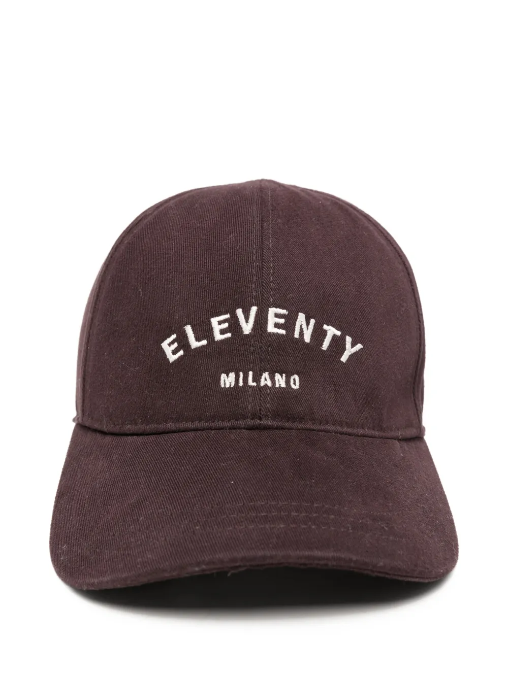 Eleventy Honkbalpet met geborduurd logo Paars