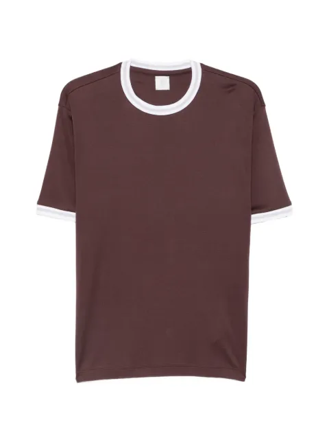 Eleventy contrast-trim T-shirt