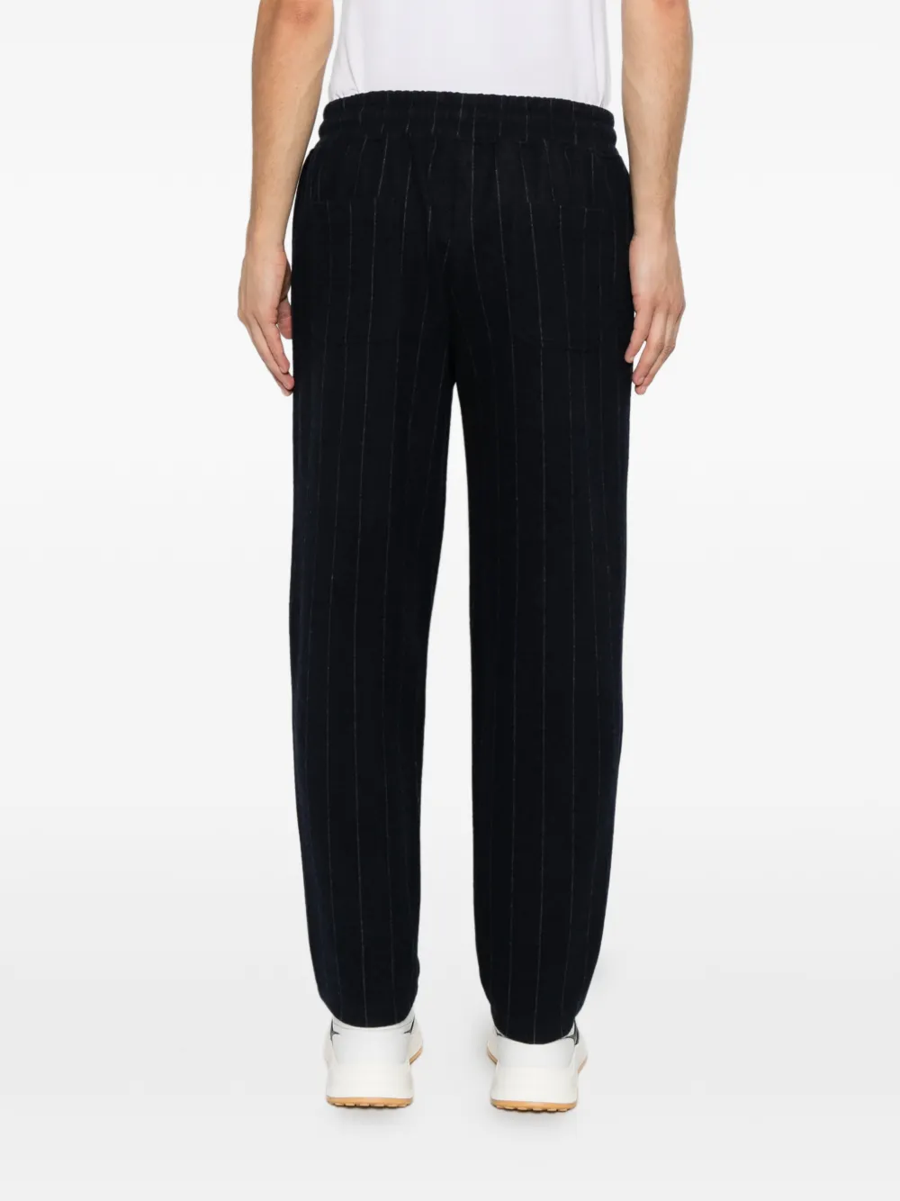 Eleventy Broek met trekkoord Blauw
