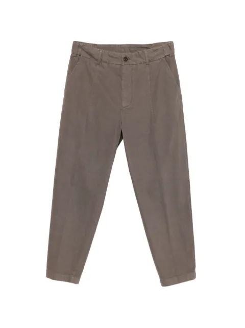 Eleventy pleated straight-leg trousers
