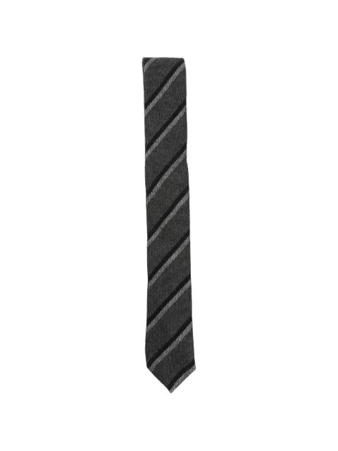 Eleventy corbata con motivo de rayas diagonales