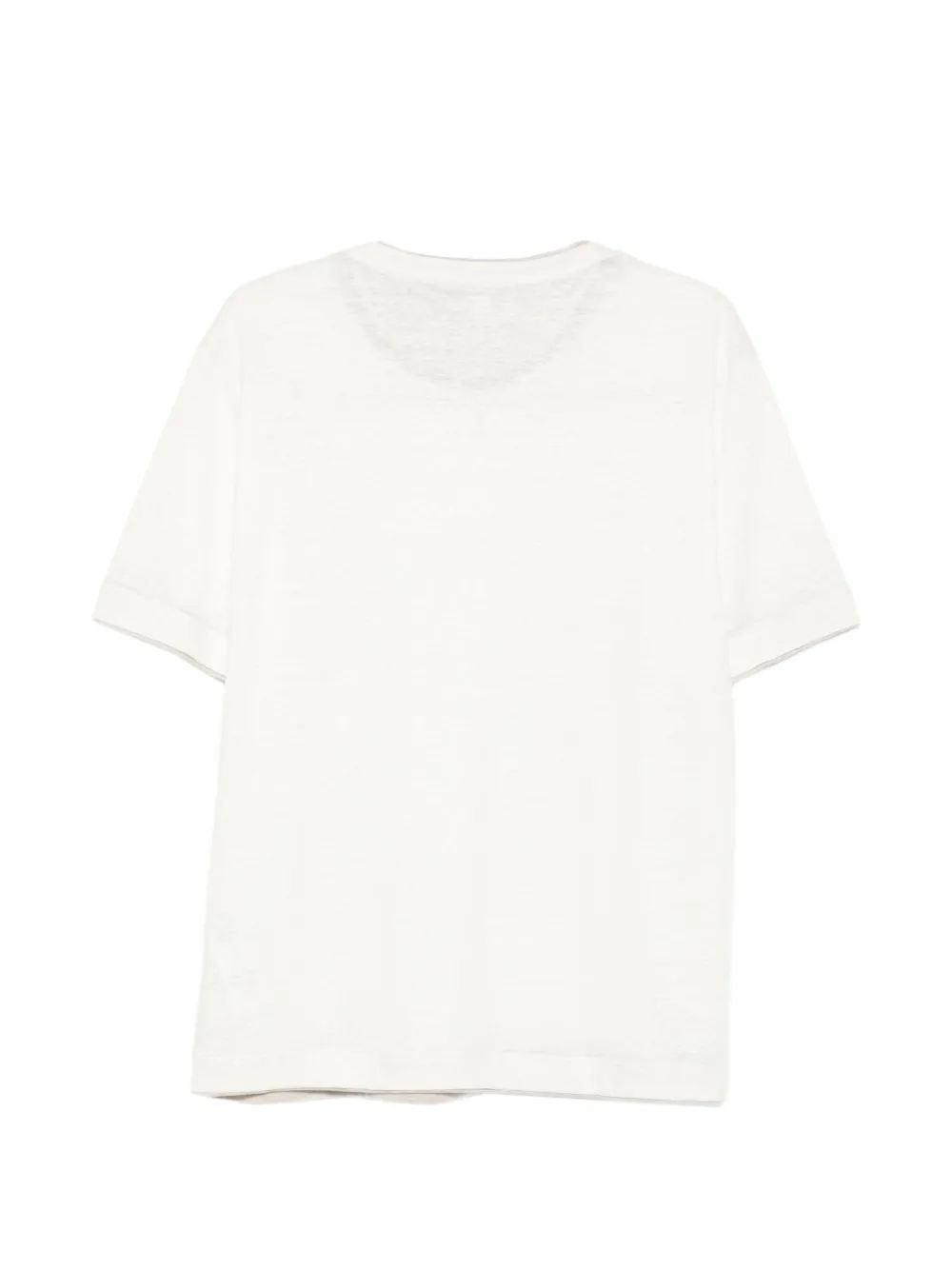 Eleventy T-shirt met gelaagd detail Wit