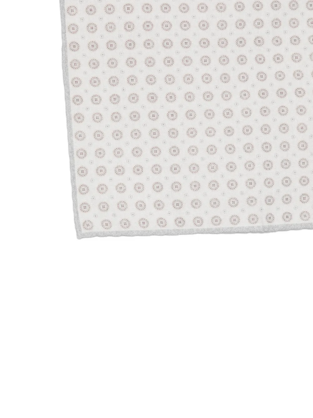 Eleventy Pochet met geometrische print Grijs