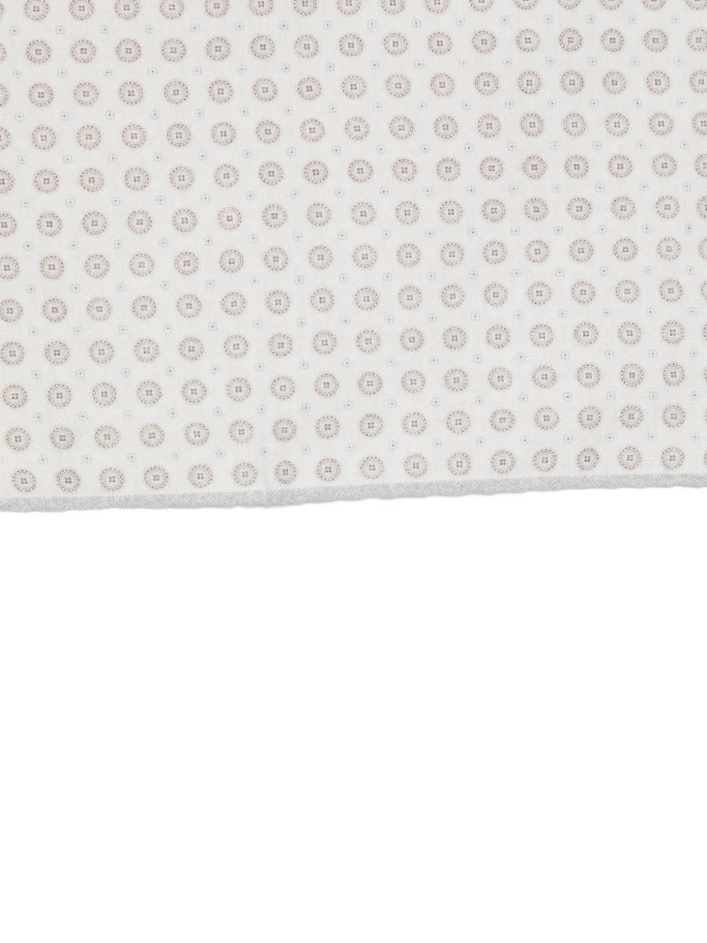 Eleventy Pochet met geometrische print Grijs