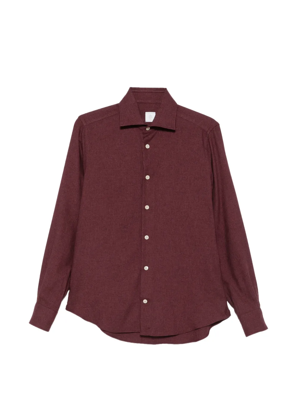 Eleventy button-up long-sleeve shirt | Red | Image 1