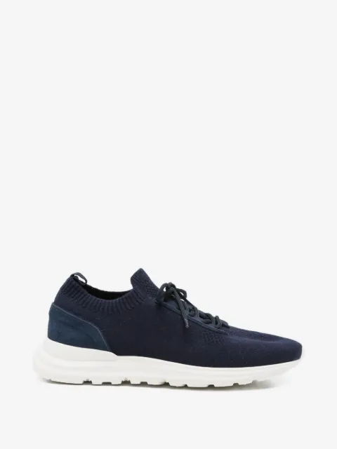 Eleventy Sneakers mit Kontrasteinsätzen