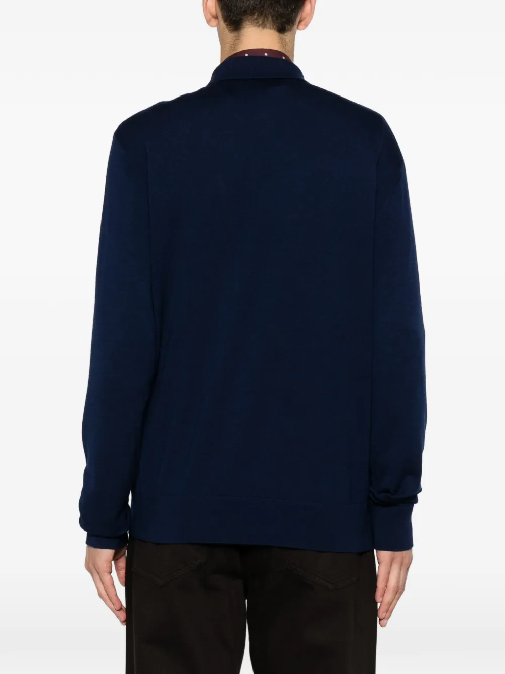 Eleventy Wollen vest Blauw