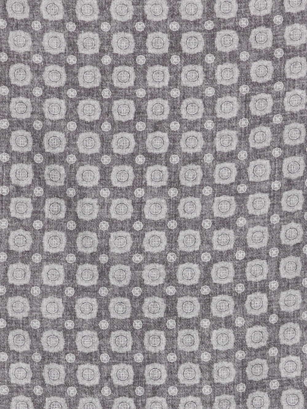 Eleventy Pochet met geometrische print Grijs