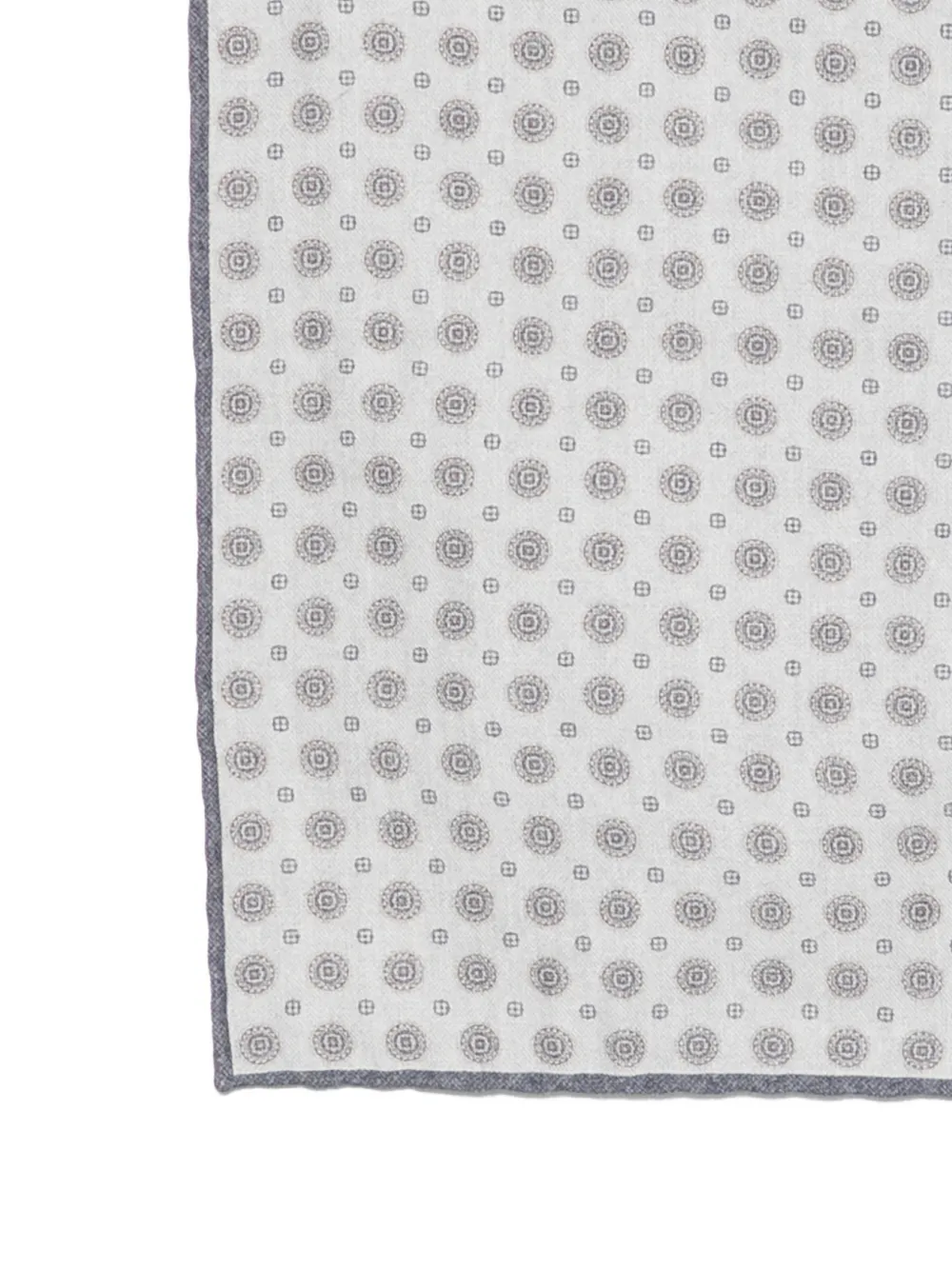 Eleventy Pochet met geometrische print Grijs