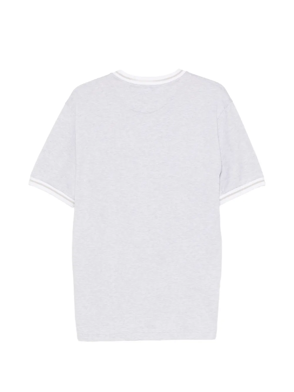 Eleventy T-shirt met afwerking Grijs