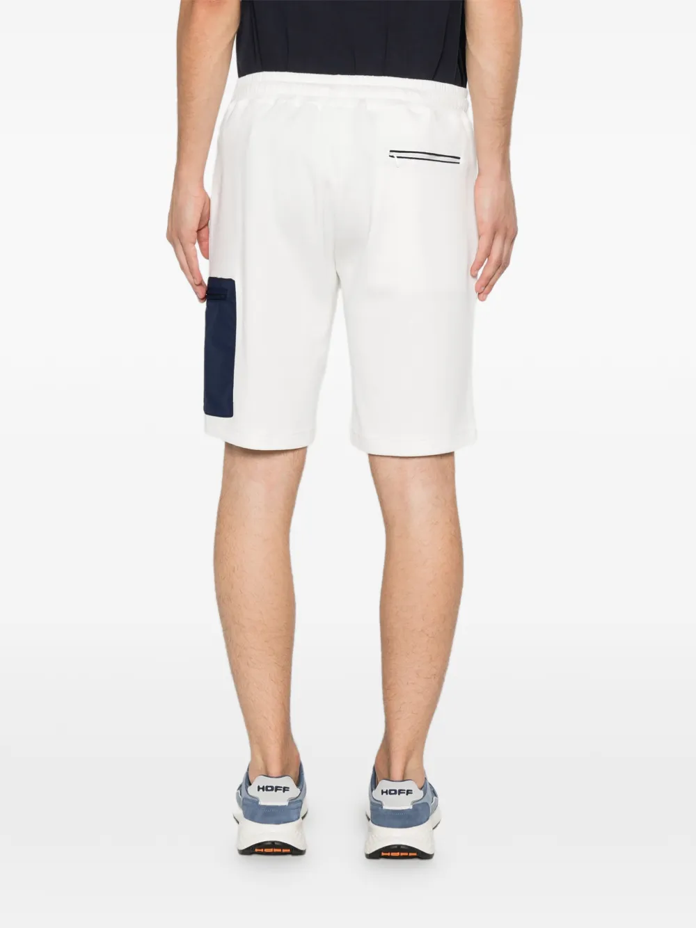 Eleventy Shorts met cargo zak Wit