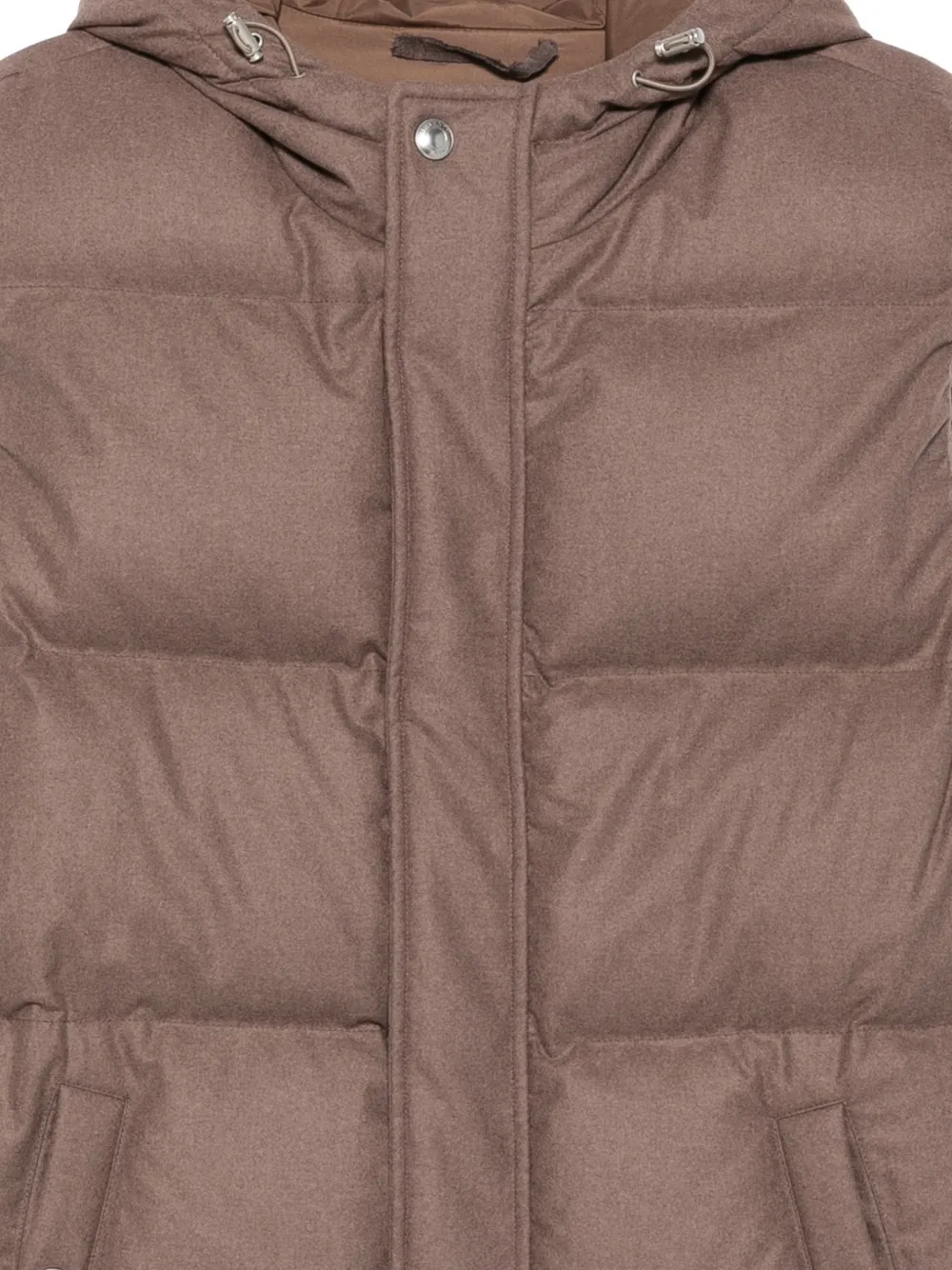 Eleventy Bodywarmer met gewatteerd patroon Bruin