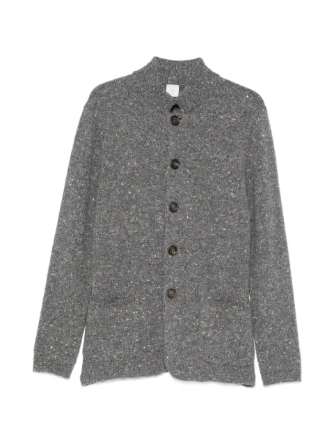 Eleventy flecked-knit button-up cardigan