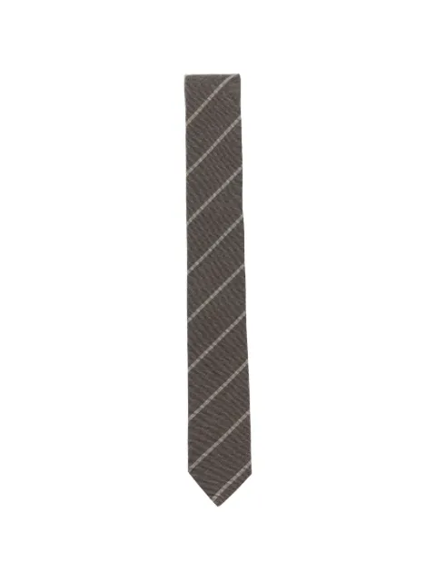 Eleventy diagonal-stripe tie