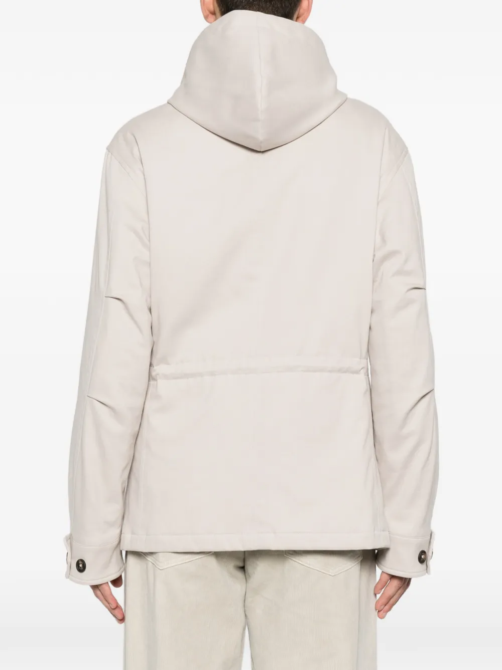Eleventy Jack met capuchon Beige