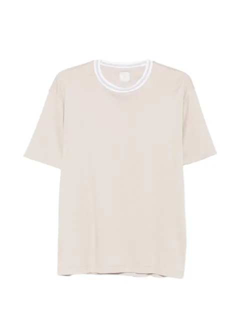 Eleventy contrast-trim T-shirt