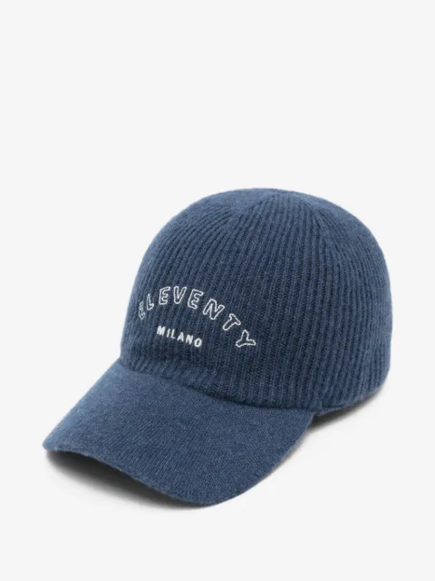 Eleventy ribbed embroidered cap