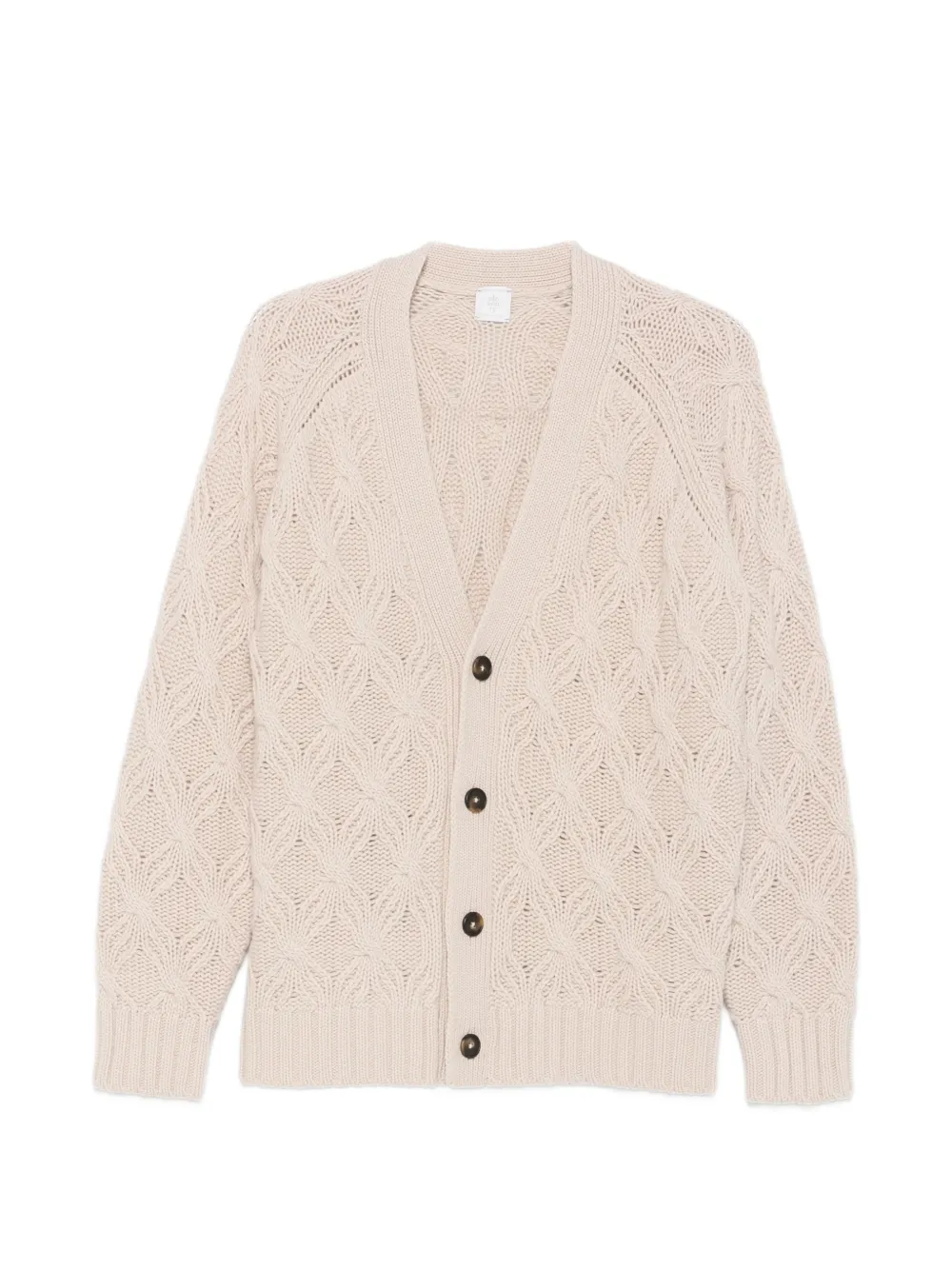 Eleventy cable-knit cardigan - Neutrals